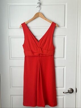 HD in Paris Red V-Neck Midi Dress